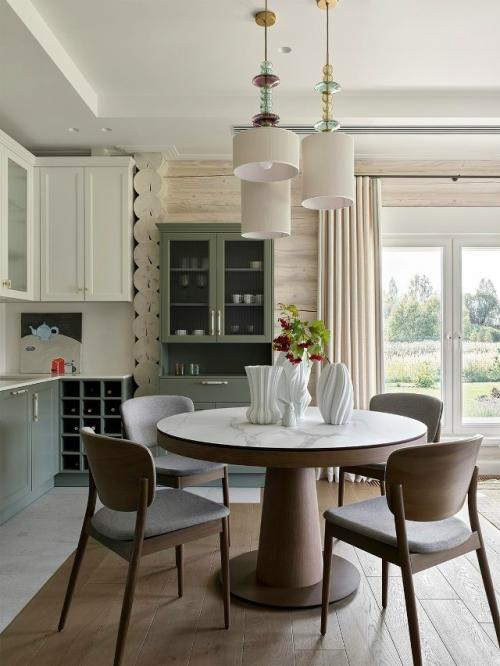 Спокойствие и жизнерадостность: бревенчатый дом 150 м в Подмосковье. 01 Спокойствие и жизнерадостность: бревенчатый дом 150 м в Подмосковье. 01