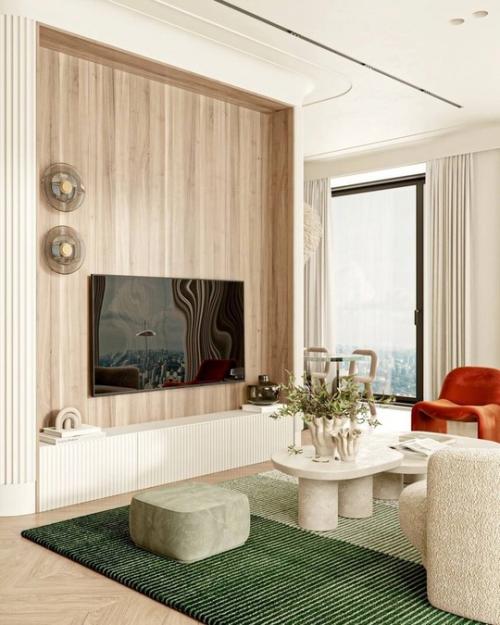 Модный европейский интерьер в двухкомнатной квартире. 07