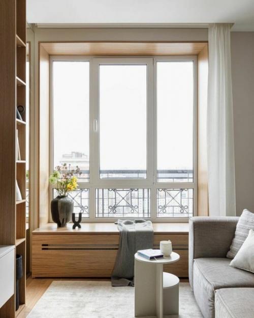 Дизайнеры студии Dsgnhub оформили интерьер трехкомнатной квартиры для семьи из трех человек: мамы, папы и сына - школьника. 02