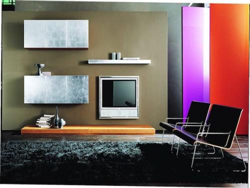 Телевизор- один из главных элементов любой гостиной, и стена за ним заслуживает особого внимания. 01