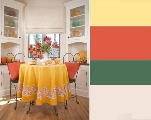 Сочетание цветов в интерьере. 02