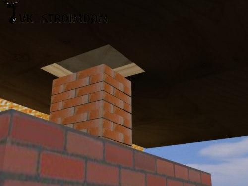 Кладка дымоходов из кирпича. 05
