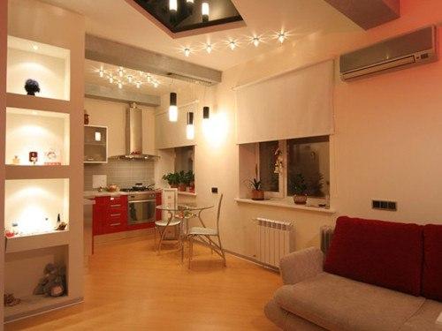 Кухня - ниша: фото, особенности дизайна. 07