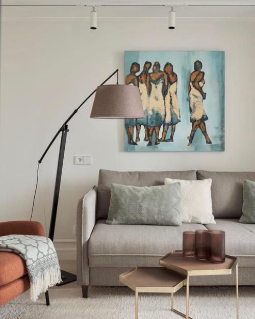 Небольшая квартира в современном скандинавском стиле. 04