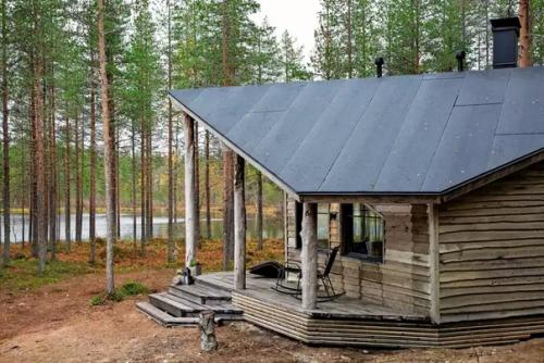 Мужчина воплотил в жизнь его давнюю мечту - собственный домик в дикой природе. 08