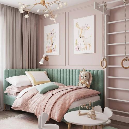 Проект детской комнаты для маленькой принцессы площадью всего 11, 6 кв. 05