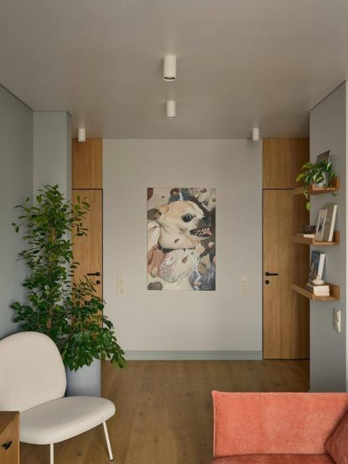 Светлая квартира с яркими акцентами в Санкт-петербурге (69 кв. 07