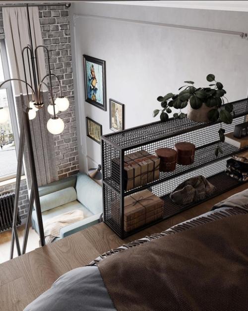 Двухуровневая квартира. Такая малышка, а такая функциональная получилась! 04