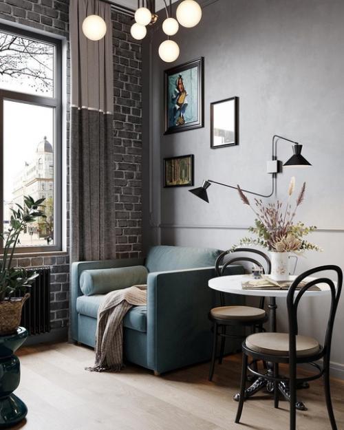 Двухуровневая квартира. Такая малышка, а такая функциональная получилась! 07