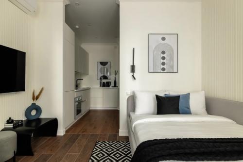 Интерьер квартиры - студии 30 кв. 08