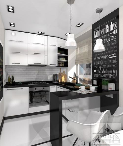 Дизайн небольшой квартиры от нашей Студии Дизайна и АрхитектурыAlexart - PRO. 02