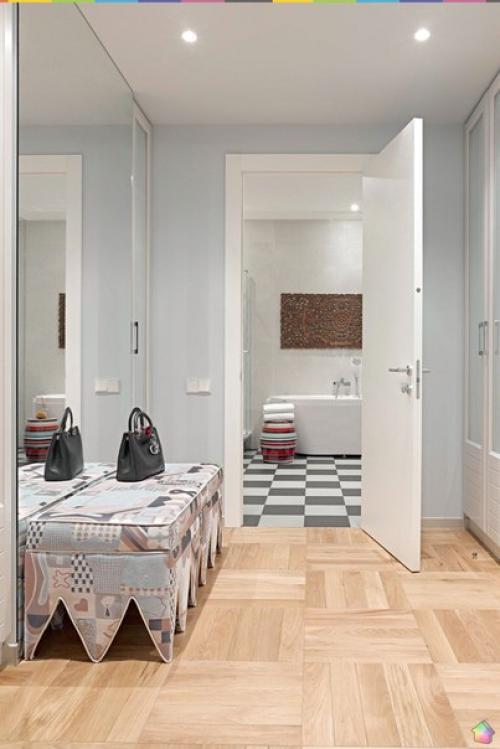 Просторная квартира для любительницы путешествий и фильмов Стэнли кубрика ч. 1. 08