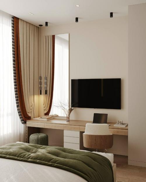 Интерьеры спален от дизайнера Марины кунициной: 02