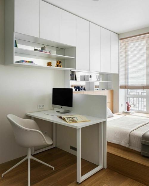 Дизайнеры студии Dsgnhub оформили интерьер трехкомнатной квартиры для семьи из трех человек: мамы, папы и сына - школьника. 05