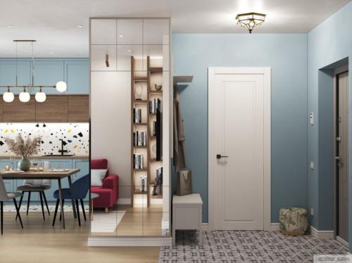 Светлое решение: как стеклоблоки преобразили темную гостиную. 08