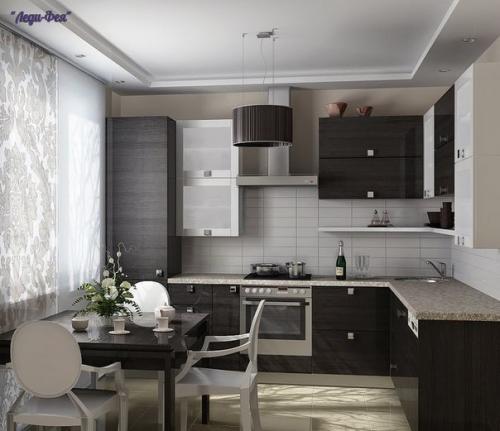 Кухонные интерьеры.  Кухня самым любимым местом всех домочадцев является. 04