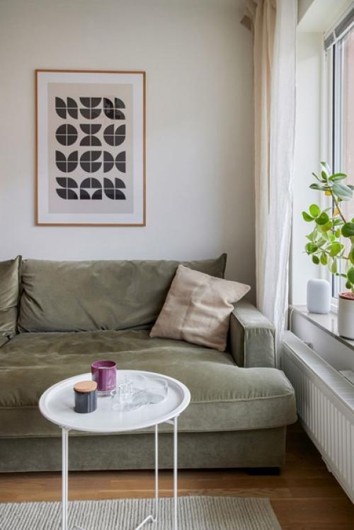 Пятидесятиметровая квартира в Стокгольме. 01