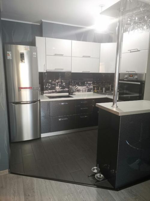 Как вам кухонька в кв студии? 05