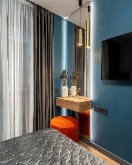 Превосходная квартира.  Из типовой панельки со старым ремонтом получился яркий и функциональный интерьер без перепланировки. 07