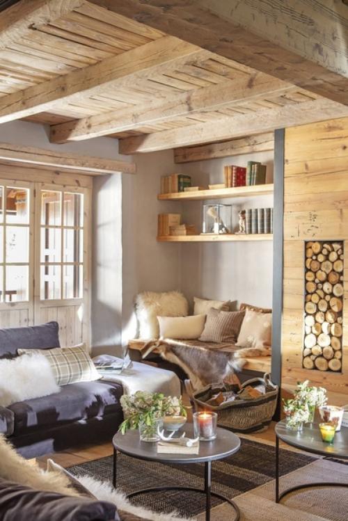 Эта современная деревенская деревянная хижина в пиренейских горах в Испании - одна из самых сказочных хижин, которые мы когда-либо видели. 03