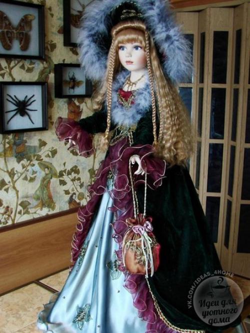 Куклы в интерьере. 01