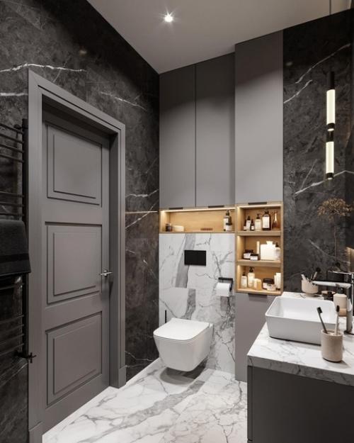 Стильный и современный санузел. 03