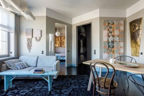 Потрясающая квартира дизайнера с уникальными деталями. 02