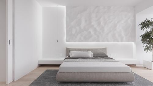 Неплохой дизайн спальни с присоединенной лоджией. 03