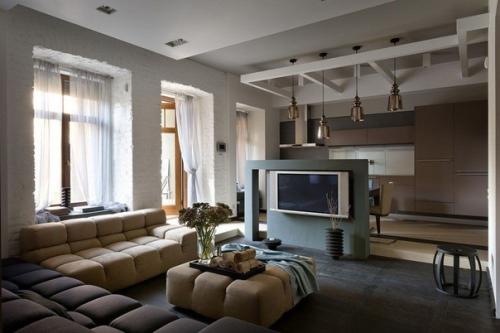 Как разделить кухню и гостиную? 06