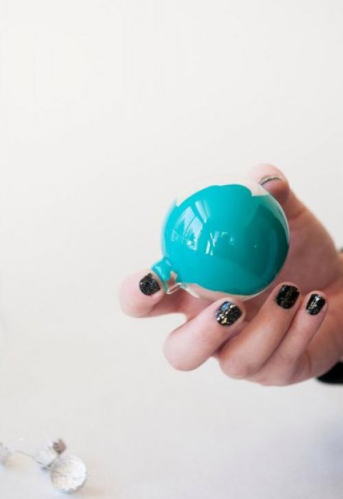 Красивые ёлочные шары на раз - два - три? 05