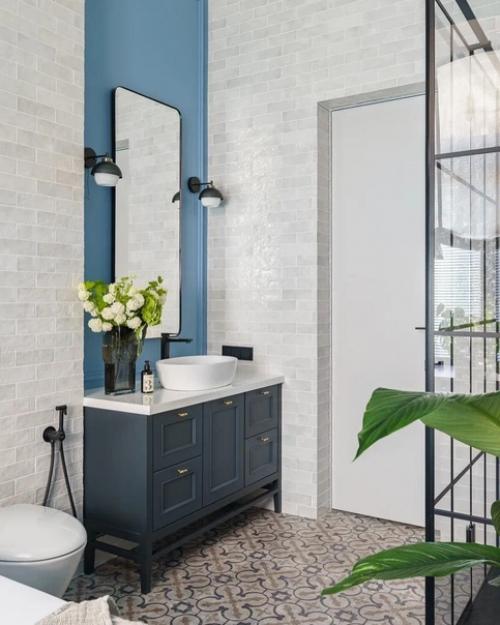 Очень красивый интерьер ванной комнаты! 04