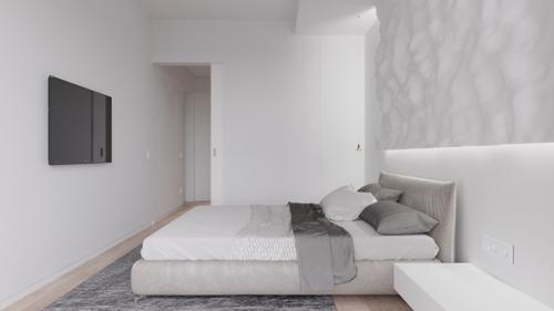 Неплохой дизайн спальни с присоединенной лоджией. 02