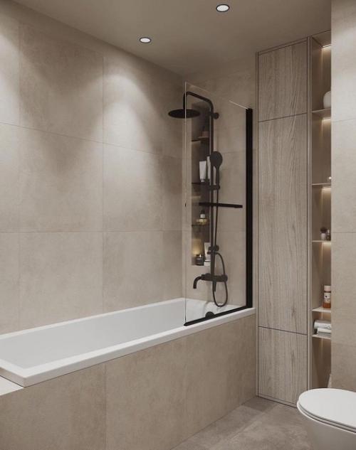 Два варианта оформления ванной комнаты. 03