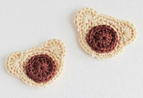 Мы вяжем крючком мишек для декора детских резиночек. 04