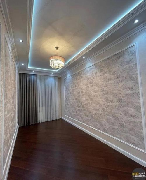 Законченный ремонт. У стен очень интересная фактура. 08