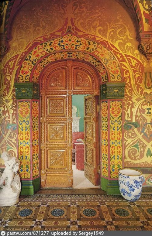 Орнаменты в интерьерах дома купца Игумнова в Москве. 07