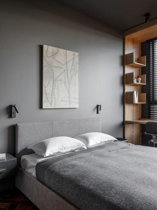 Реализованный интерьер мужской квартиры, площадью 77 кв. 05