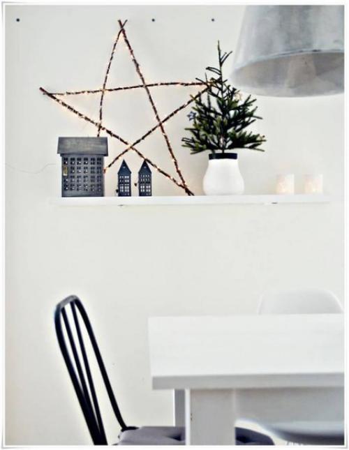 Маленькие новогодние ёлочки для небольших интерьеров. 01