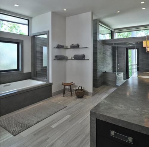 Совет дизайнера: серая плитка в интерьере. 07