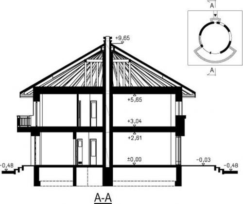 Оригинальный двухэтажный дом, полезная площадь: 162, 20 м 2. 05
