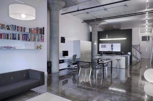 Проектная фирма Axelrod Architects оформила интерьер жилого лофта в Сан-франциско, Калифорния, США. 04