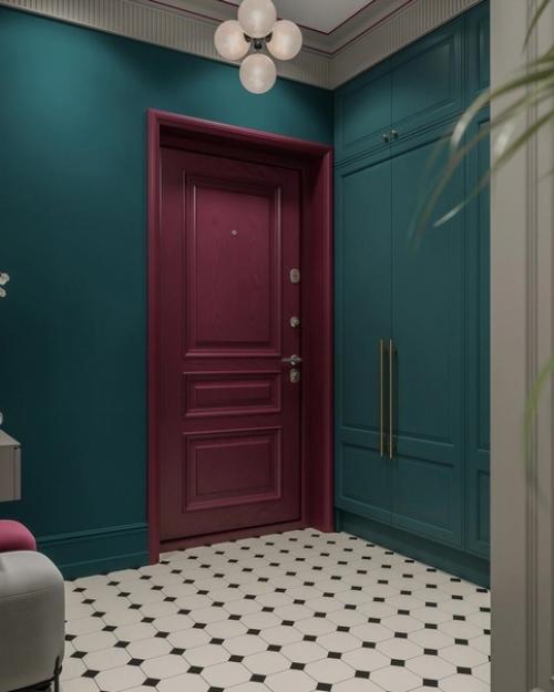 Проектирование общего дизайна квартиры или дома с прихожей начинается. 01