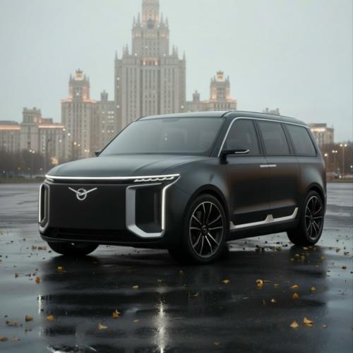 Переосмысленный уаз вышел таким убедительным, что его хочется представить у подножия небоскрёбов, чтобы и он излучал ощущение значимости. 

