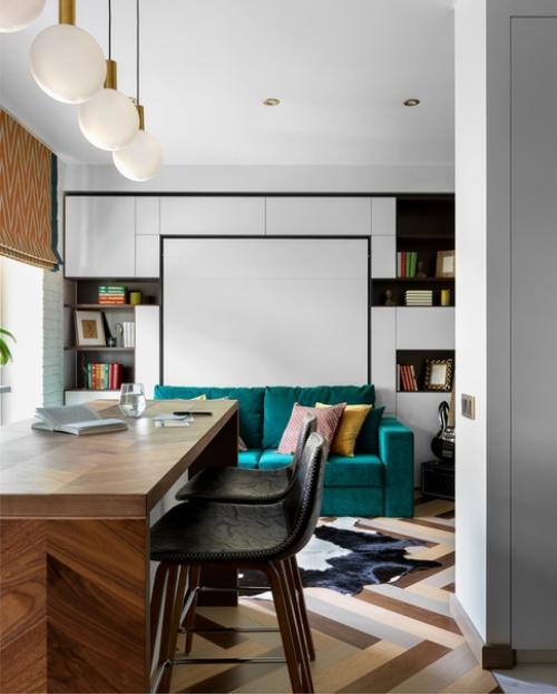 Доступная роскошь: комфортная квартира 28 м в Москве ч. 1. 05