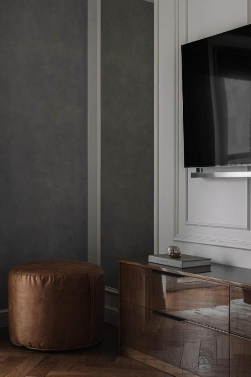 Реализованный интерьер квартиры, площадью 136 кв. 04