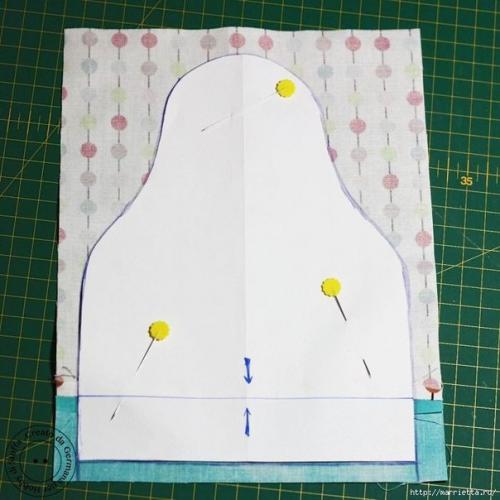 Мы шьем сами кухонное полотенце. 02