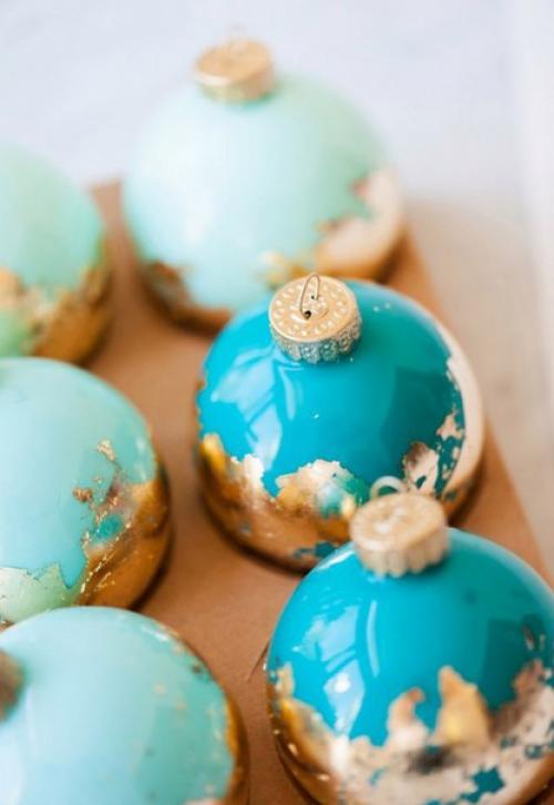 Красивые ёлочные шары на раз - два - три? 01