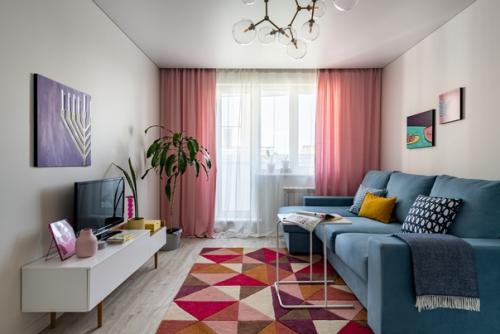 Интерьер 1-комнатной квартиры 40 кв. 02