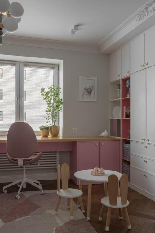 Реализованный интерьер квартиры, площадью 136 кв. 07