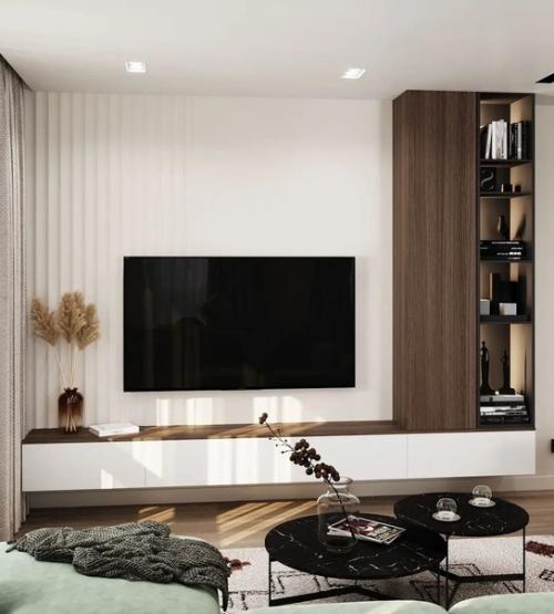 Дизайн интерьера уютной и функциональной кухни - гостиной площадью 34, 6 кв. 06